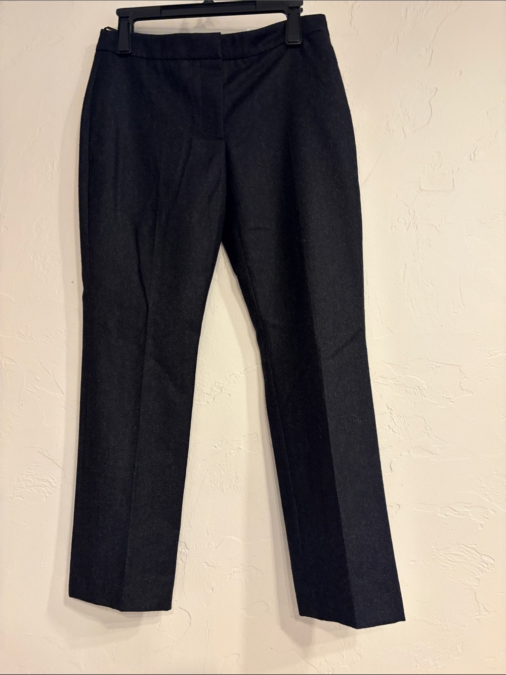 Alexander McQueen Black Tailored Straight-Leg Dress Pants S